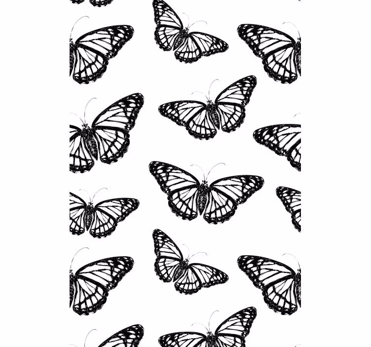 Striking monarch wings butterfly roller blind - TenStickers