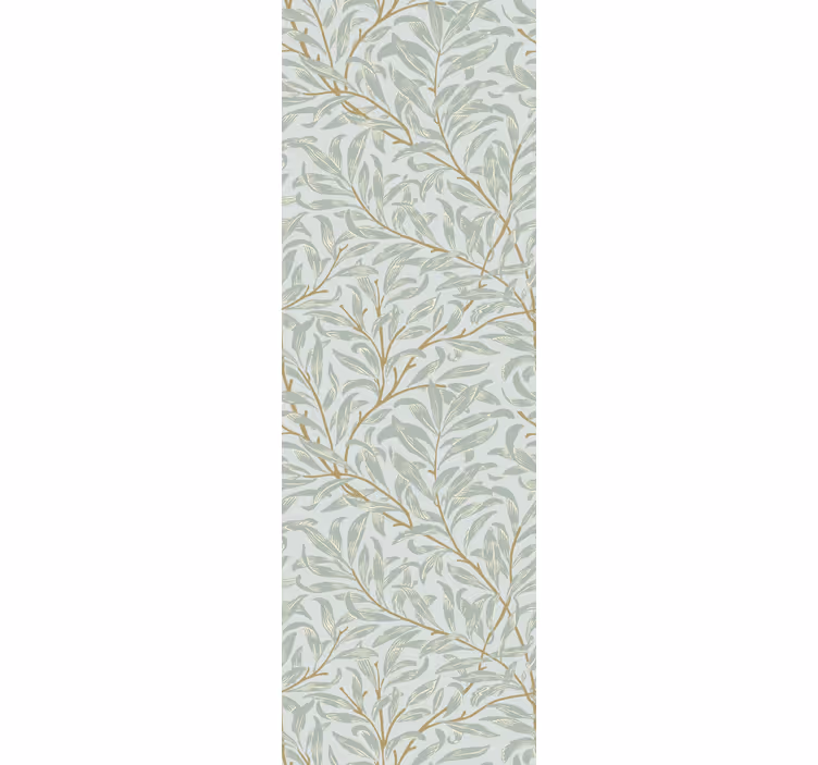 Gentle Leaf Motifs flower roller blind - TenStickers
