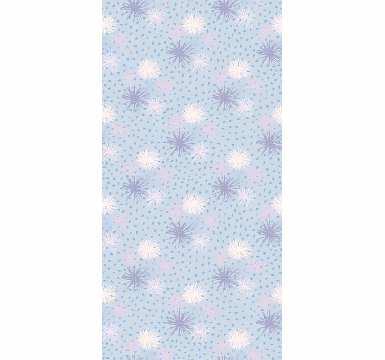 Floral Burst Pattern flower roller blind - TenStickers