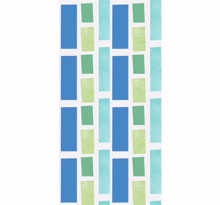 Geometric Block Pattern texture roller blind - TenStickers