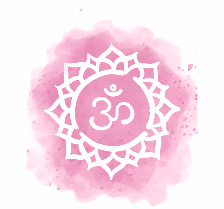 Mandala Om symbol zen roller blind - TenStickers