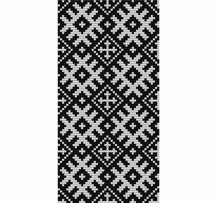 Geometric Pattern Craft modern roller blind - TenStickers