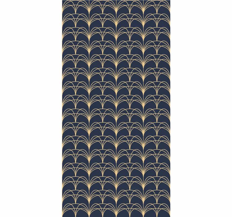 Gold arches elegant roller blind - TenStickers