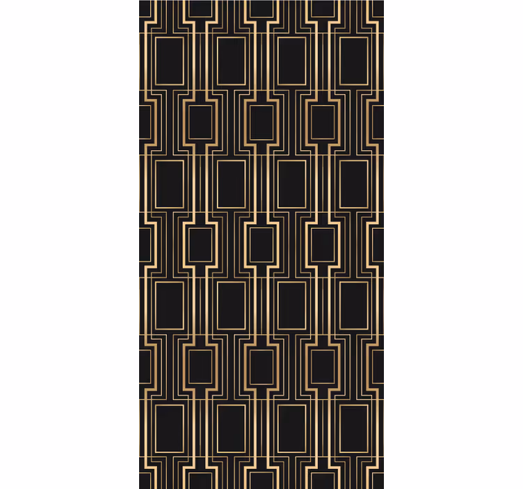 Geometric line motif elegant roller blind - TenStickers