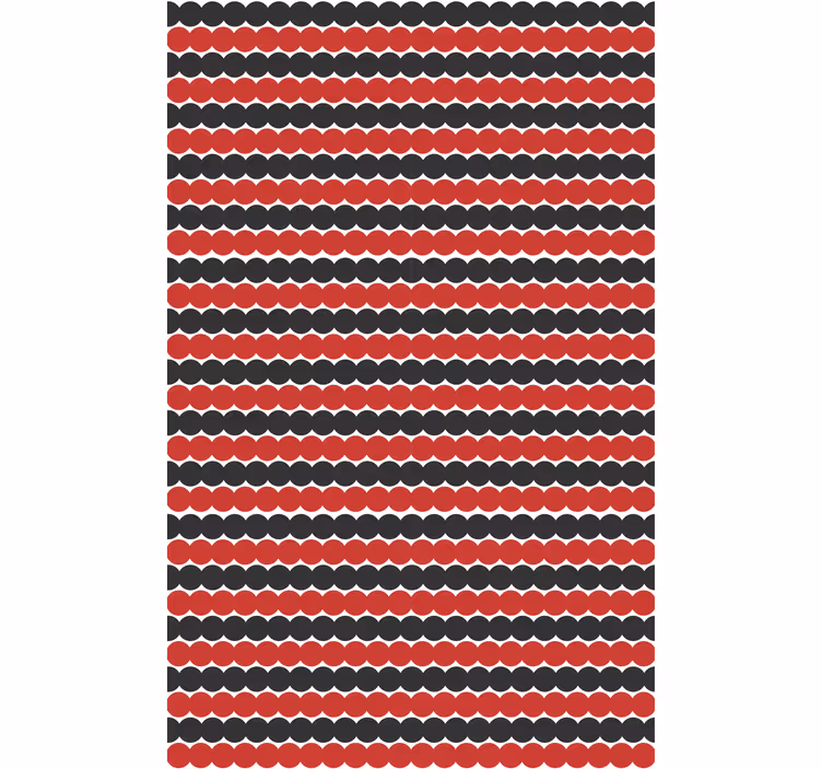 Red and black shapes texture roller blind - TenStickers