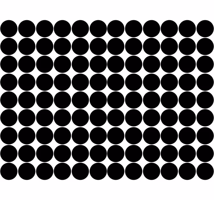 Black dots pattern Modern blind - TenStickers