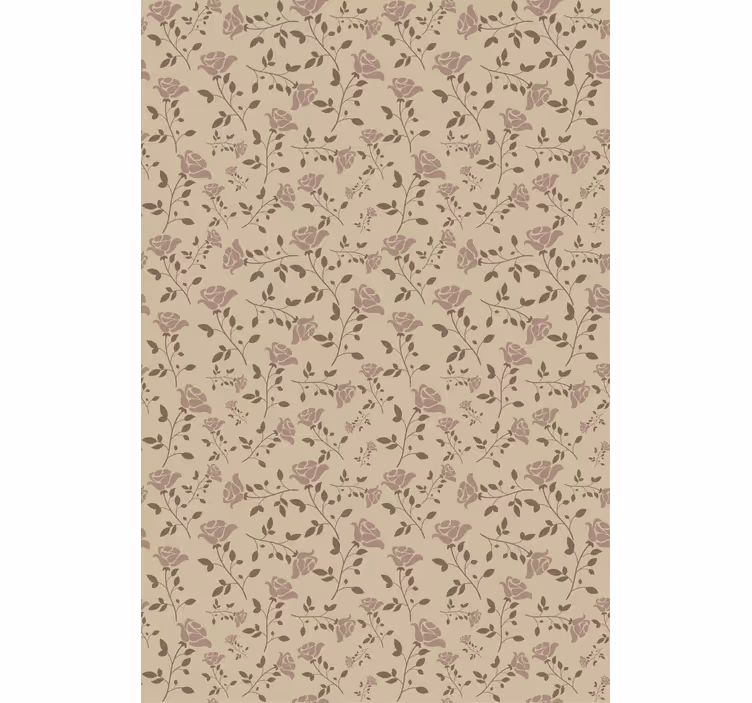 Subtle Botanical Features floral roller blind - TenStickers