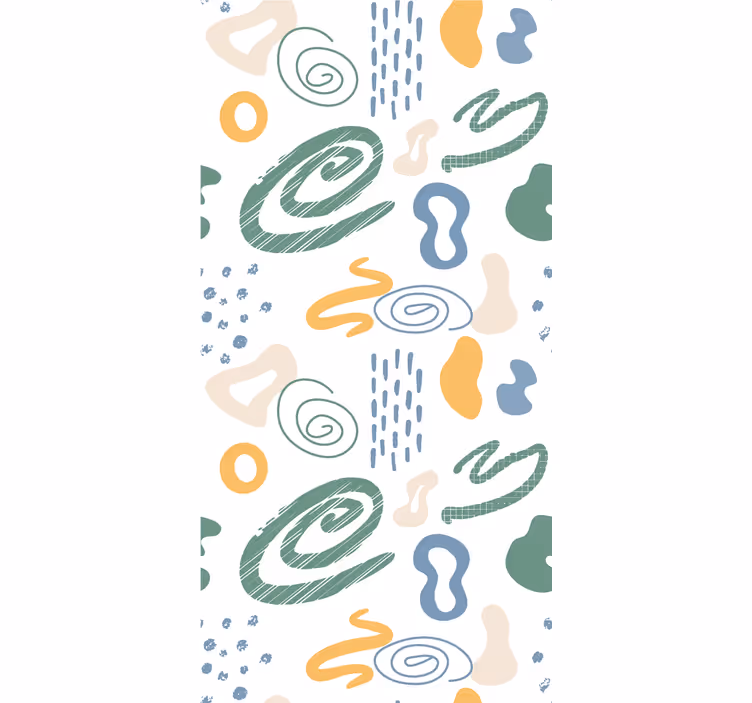 Minimalistic paint pattern Nordic blind - TenStickers
