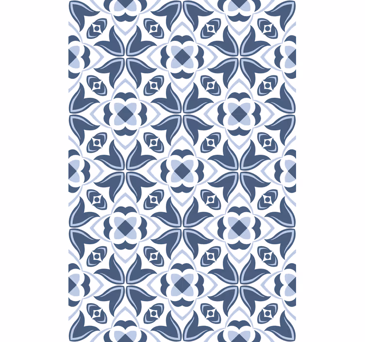 Complex tile theme roller blind for kitchen window - TenStickers