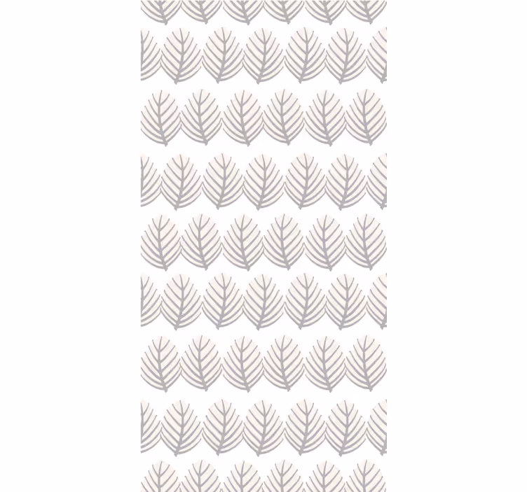 Foliage Motif Arrangement flower roller blind - TenStickers