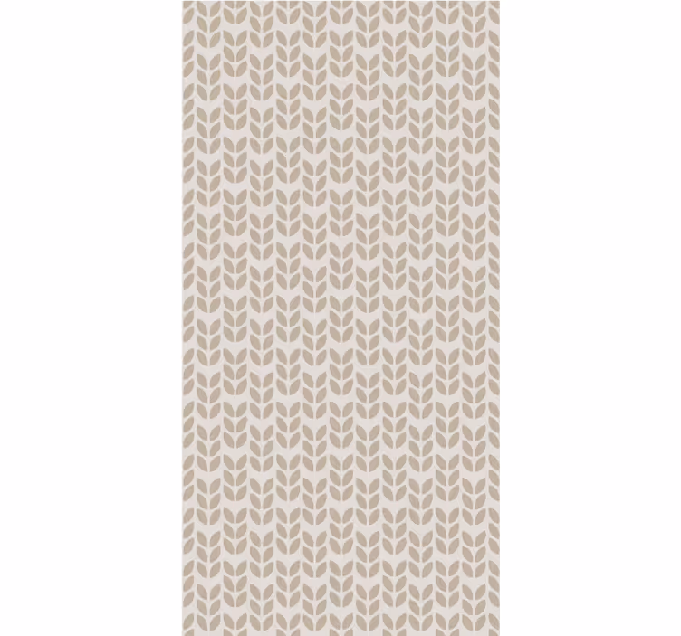 Flower roller blind with leaf pattern design - TenStickers