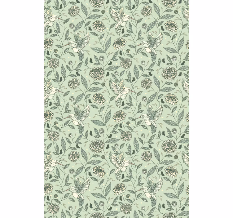 Charming Floral Design flower roller blind - TenStickers