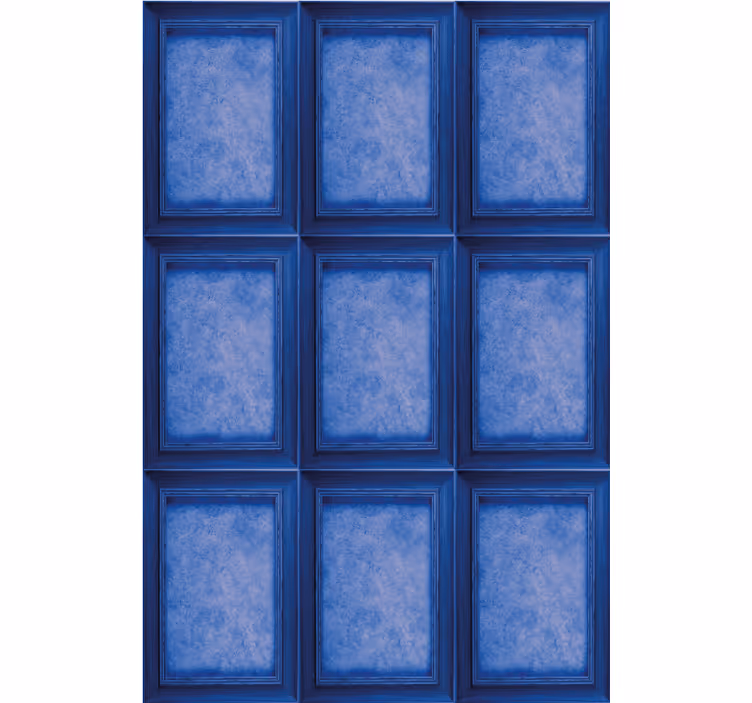 Elegant blue panels texture roller blind - TenStickers