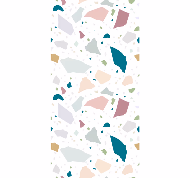 Abstract irregular terrazzo texture roller blind - TenStickers