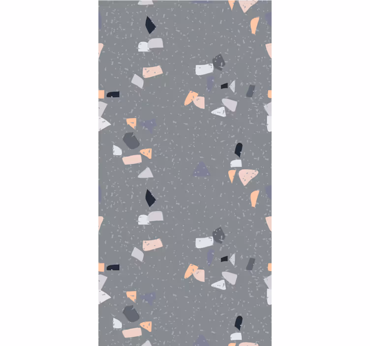 Simple grey terrazzo texture roller blind - TenStickers