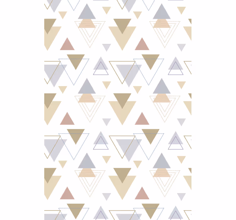 Geometric Triangle Theme modern roller blind - TenStickers