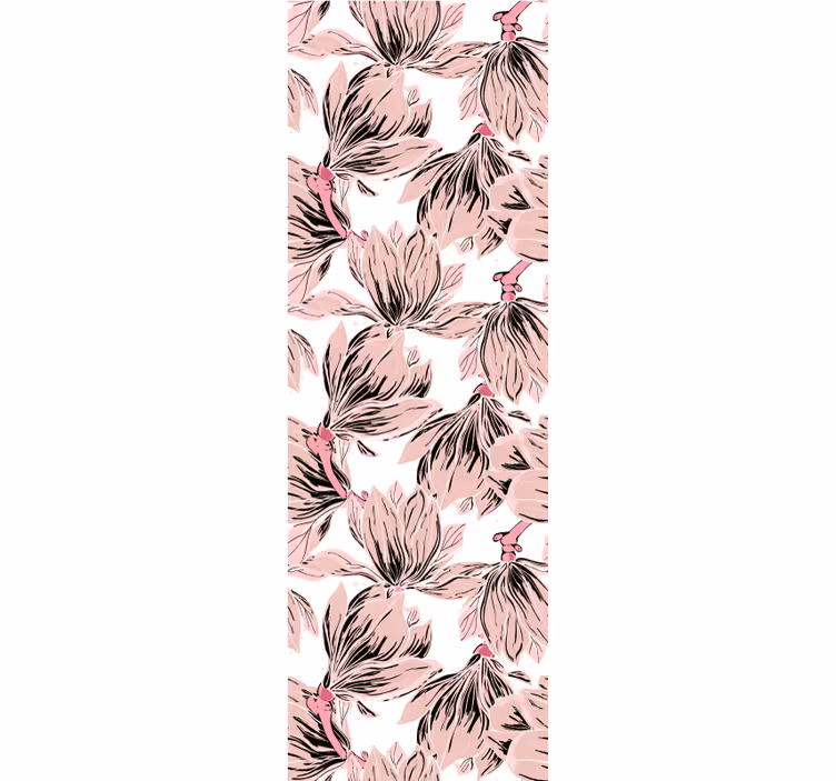 Elegant arrangement flower roller blind - TenStickers