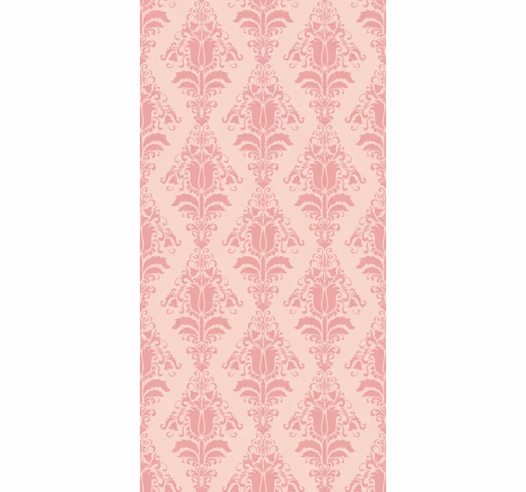 Elegant roller blind in pink floral design - TenStickers