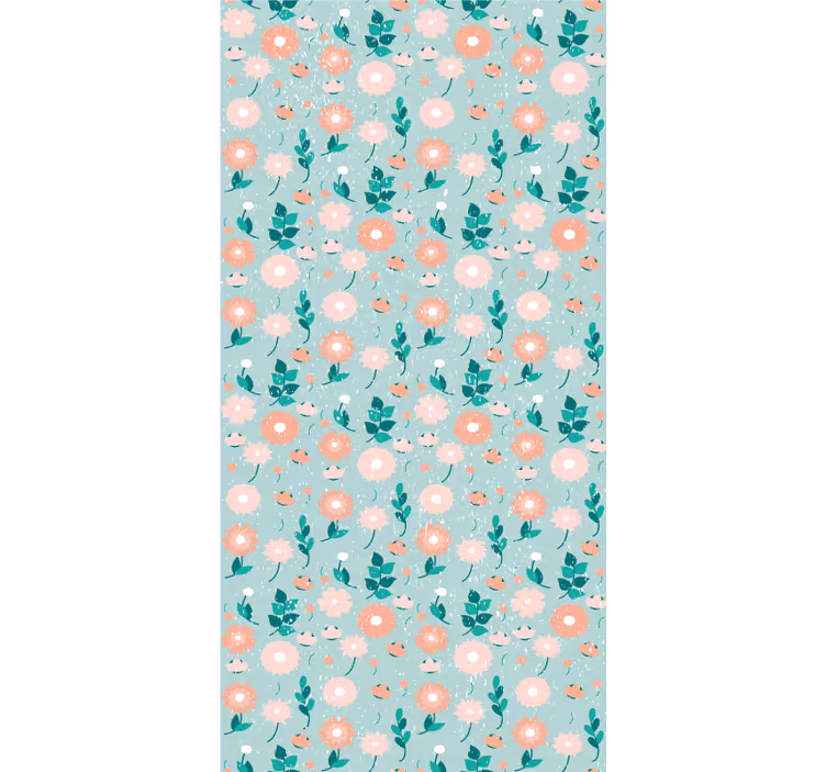 Peach-colored blossoms teenage roller blind - TenStickers