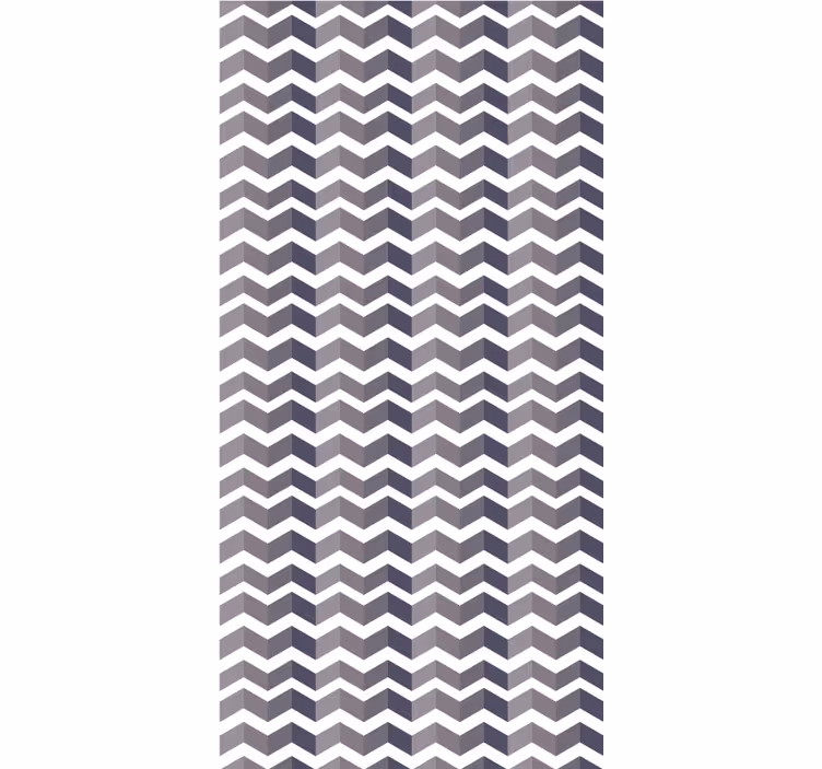 Black and white zig zag Living room blind - TenStickers