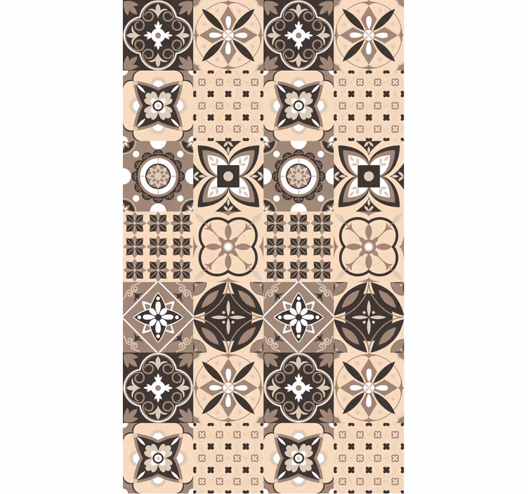 Ornate Tile Patterns texture roller blind - TenStickers