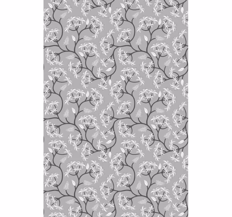 Elegant Floral Branches flower roller blind - TenStickers