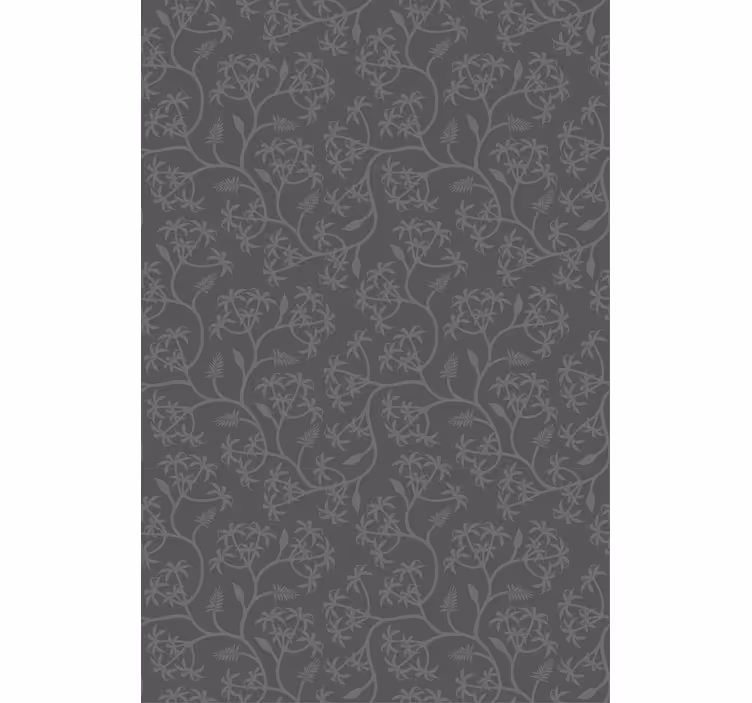 Botanical Climbing Motif flower roller blind - TenStickers