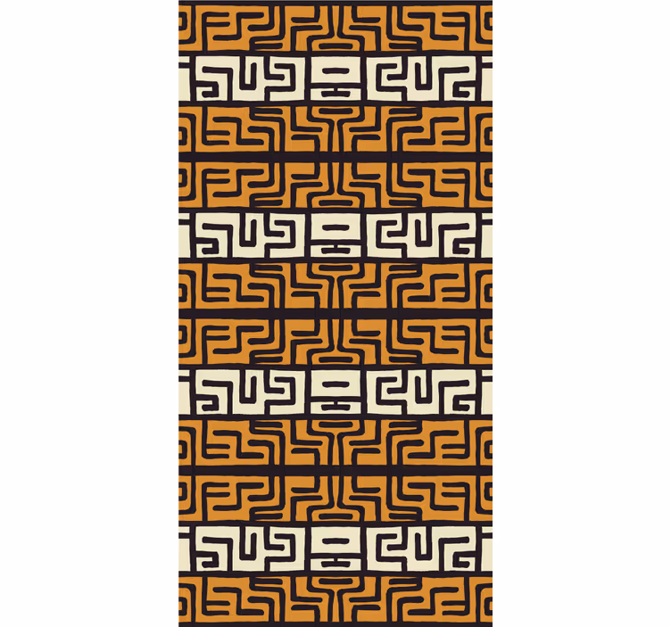 Geometric Arrangement Blend texture roller blind - TenStickers