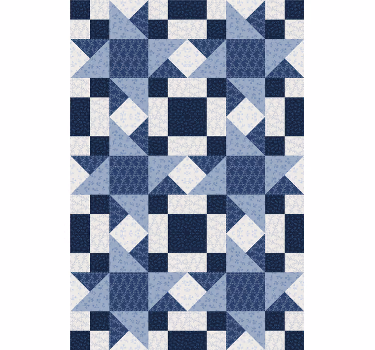 Patchwork Geometric Patterns texture roller blind - TenStickers