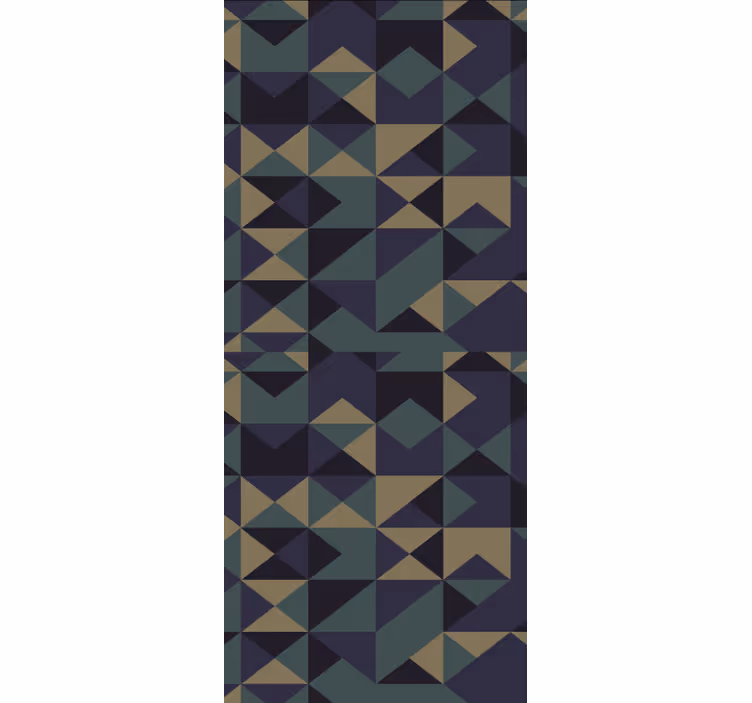 Geometric Pattern Blocks modern roller blind - TenStickers