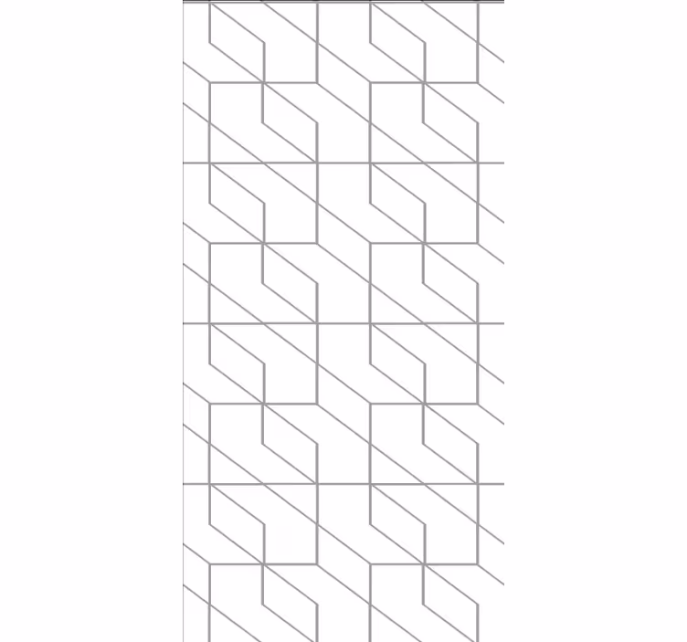 Elegant geometric art modern roller blind - TenStickers