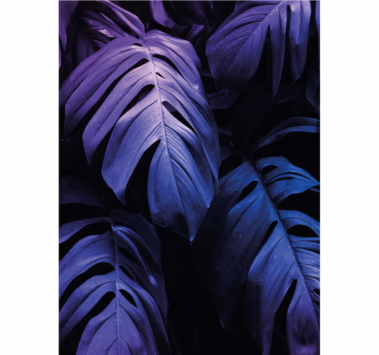Monstera Deliciosa Foliage flower roller blind - TenStickers
