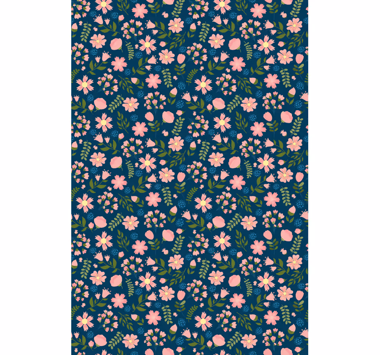 Garden delight flower roller blind - TenStickers
