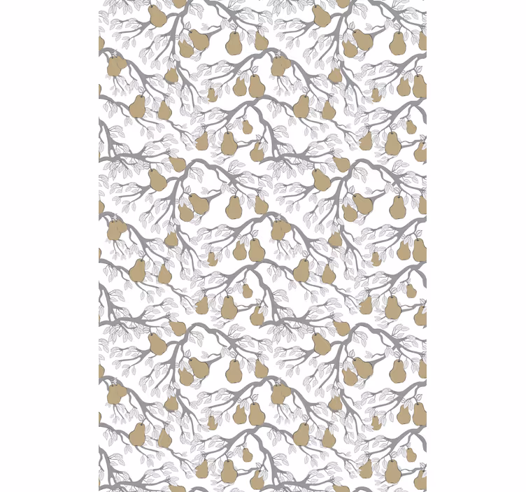 Pears on Branches fruit roller blind - TenStickers