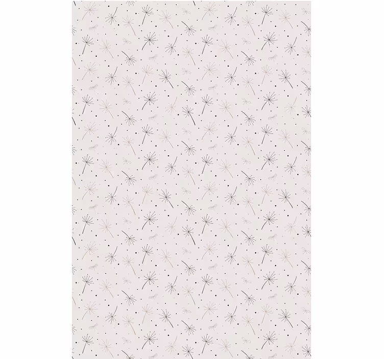 Dandelion Seed Pattern flower roller blind - TenStickers