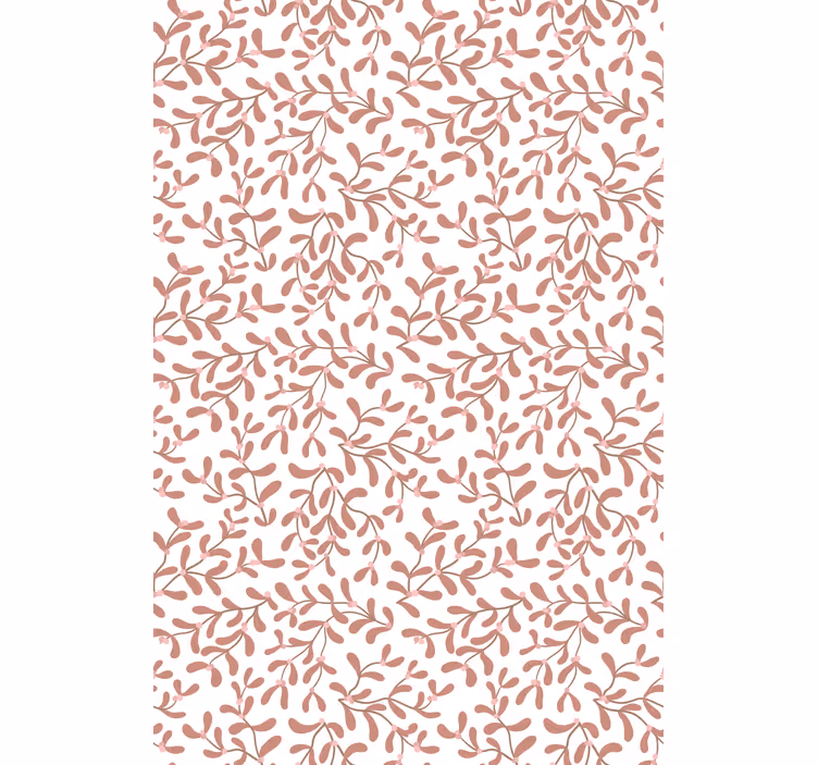 Subtle Leaf Motif flower roller blind - TenStickers