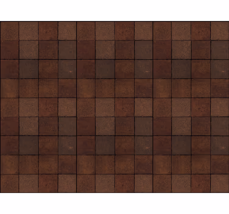 Wood brick pattern Rustic blind - TenStickers