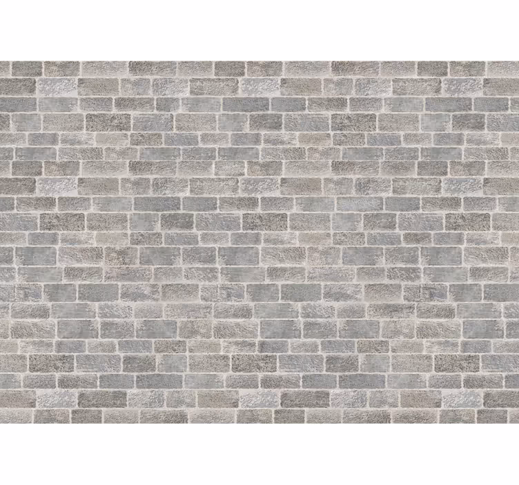 White brick style Rustic blind - TenStickers