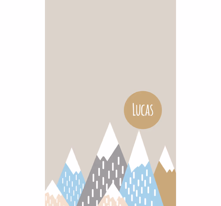 Nordic roller blind fjords of norway - TenStickers