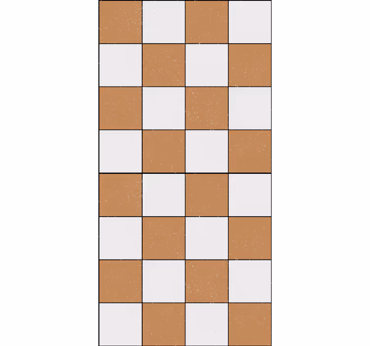 Checkerboard Pattern texture roller blind - TenStickers