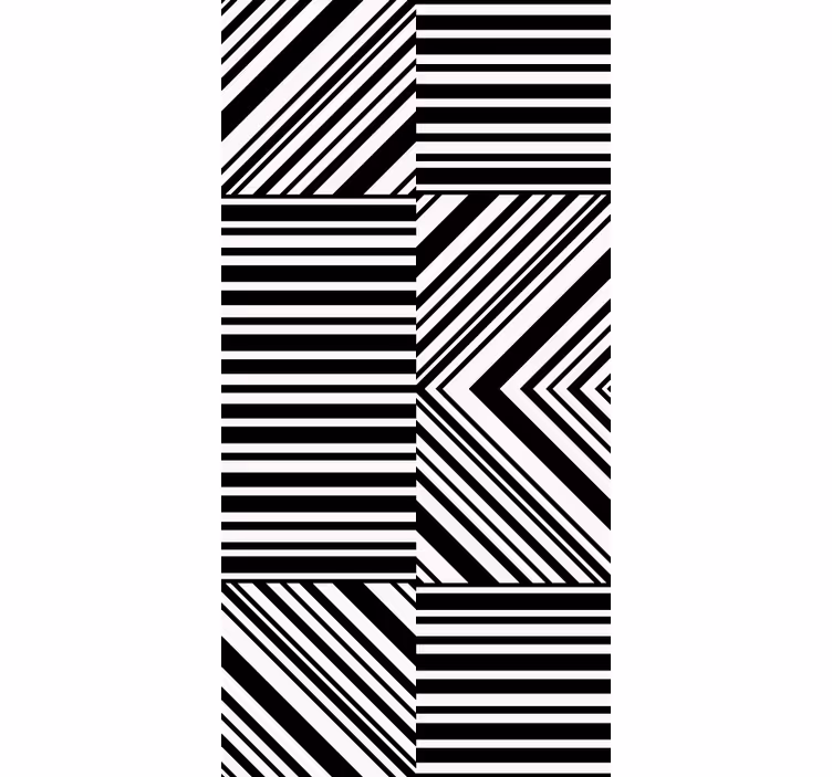 Linear Geometric Patterns texture roller blind - TenStickers