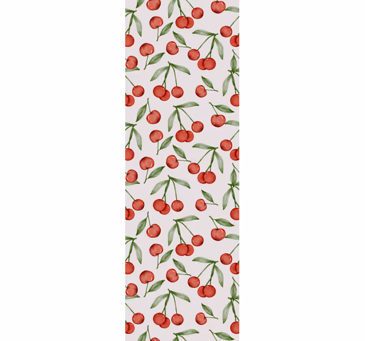 Cherry Blossom Delight fruit roller blind - TenStickers