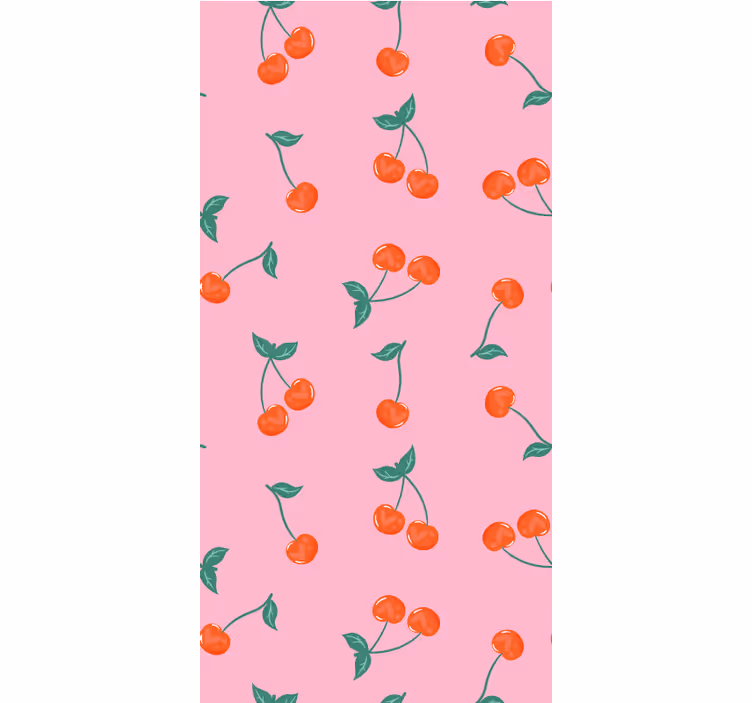 Cherry blossom motif roller blind for kitchen window - TenStickers