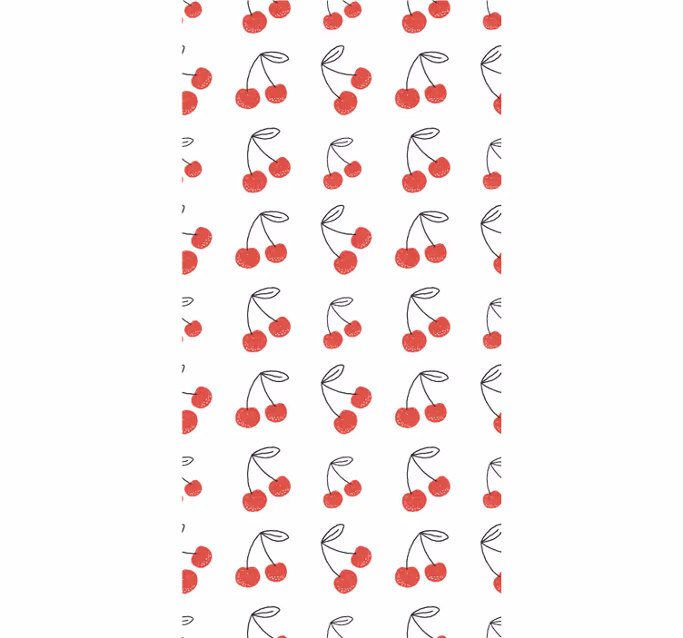 Fruit roller blind cherry fruit pattern - TenStickers