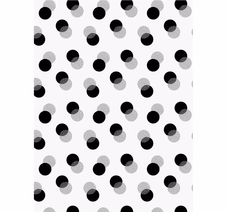 Roller Blind with Geometric Dots Design - TenStickers
