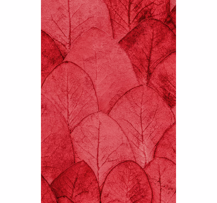 Magenta Leaves  Purple Leaves Living room blind - TenStickers