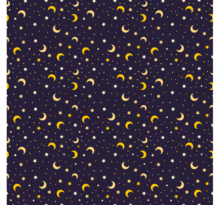 Night stars pattern Children blind - TenStickers