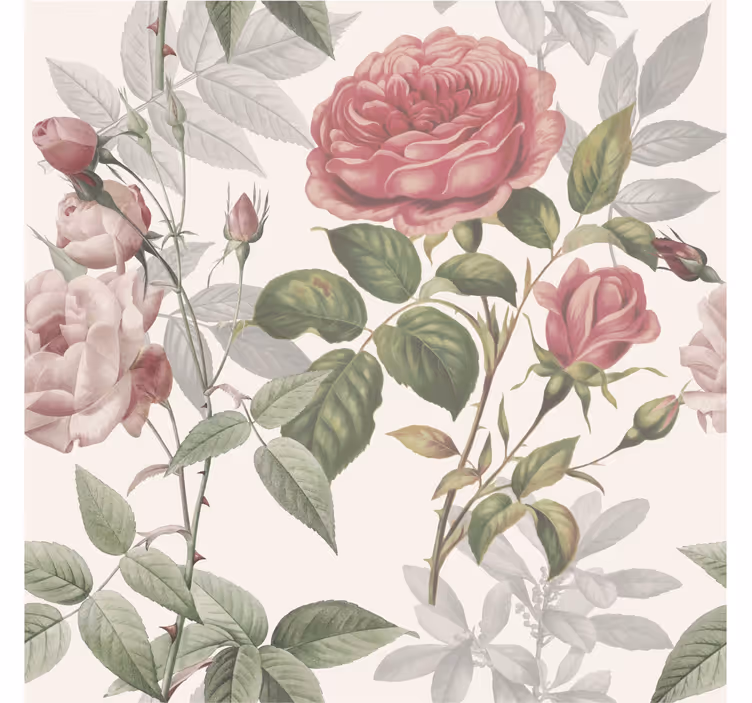 Rose pattern Flower blind - TenStickers