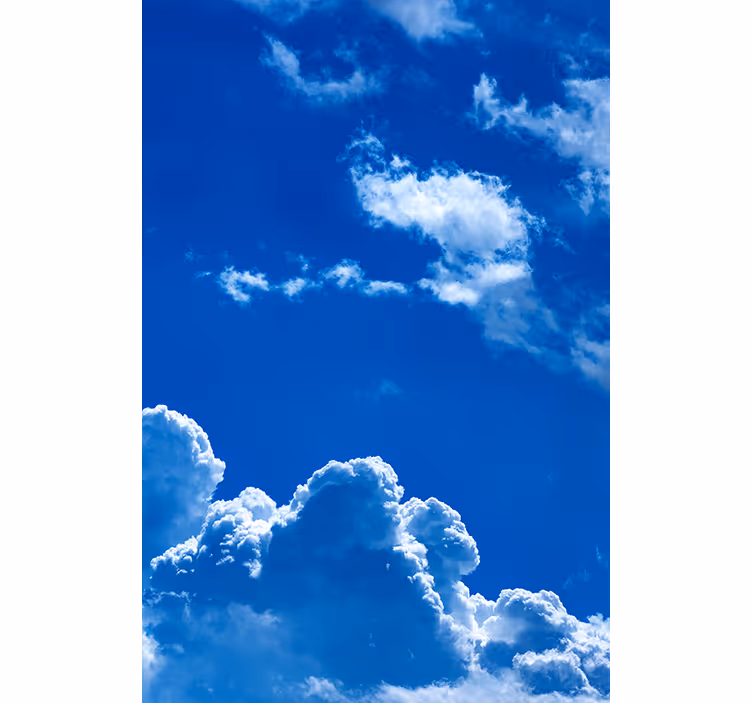 Serene Sky Scene clouds roller blind - TenStickers