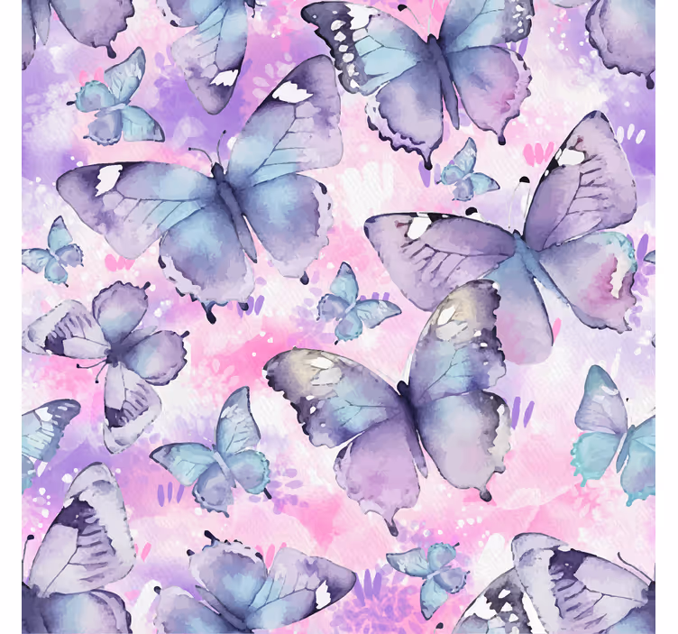 Splash style Butterflies roller blind - TenStickers